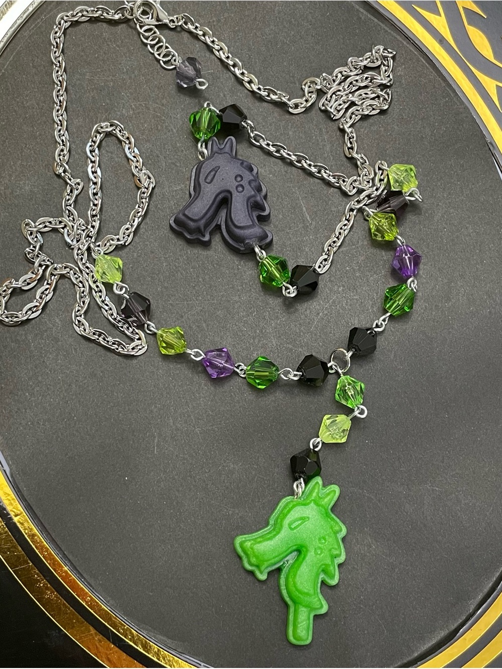 Disney Twisted Wonderland Malleus Draconia by Inspired Groovy Candy Necklace